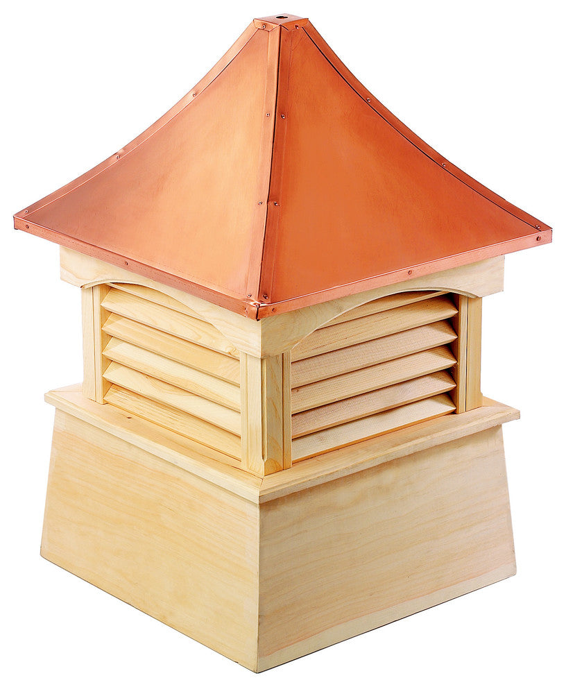 Coventry Wood Cupola With Copper Roof, 36"x49"