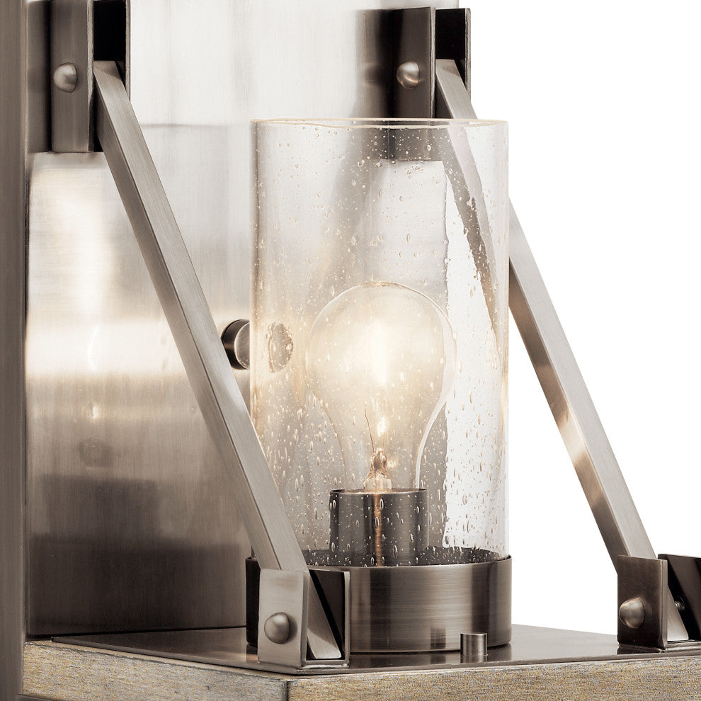 Kichler Colerne 1 Light Wall Sconce, Classic Pewter