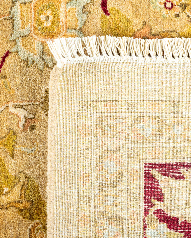 Mogul, One-of-a-Kind Hand-Knotted Area Rug Yellow, 8' 3" x 10' 4"