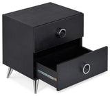 Acme Elms Nightstand, Black