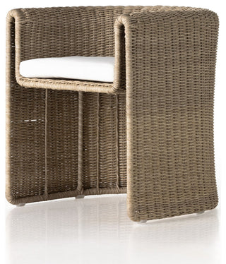 Tucson Outdoor Dining Armchair-White