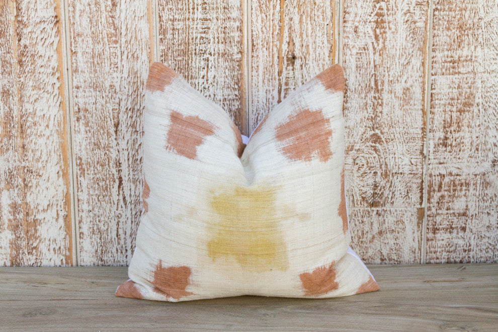 Tovi Organic Silk Ikat Pillow