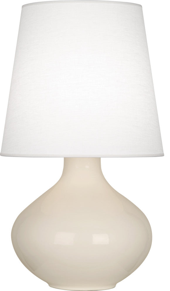 June Table Lamp, Oyster, Bone