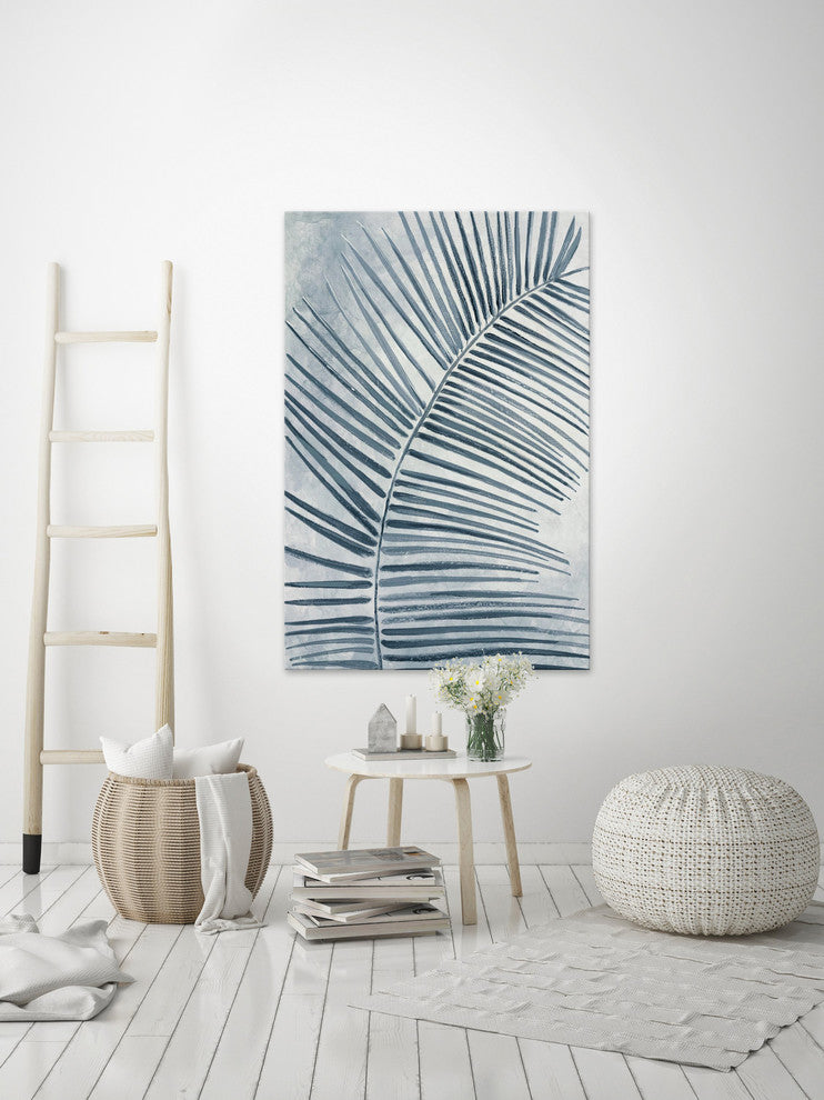 "Bluish" Painting Print on Wrapped Canvas, 20"x30"
