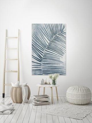 "Bluish" Painting Print on Wrapped Canvas, 20"x30"