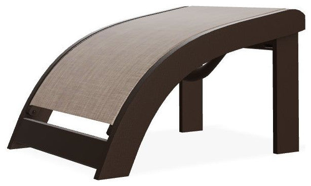 Adirondack Sling Outdoor Ottoman, Augustine Fennel/Kona