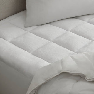 Madison Park Cloud Soft Overfilled Cloud Soft Waterproof Mattress Pad, Twin