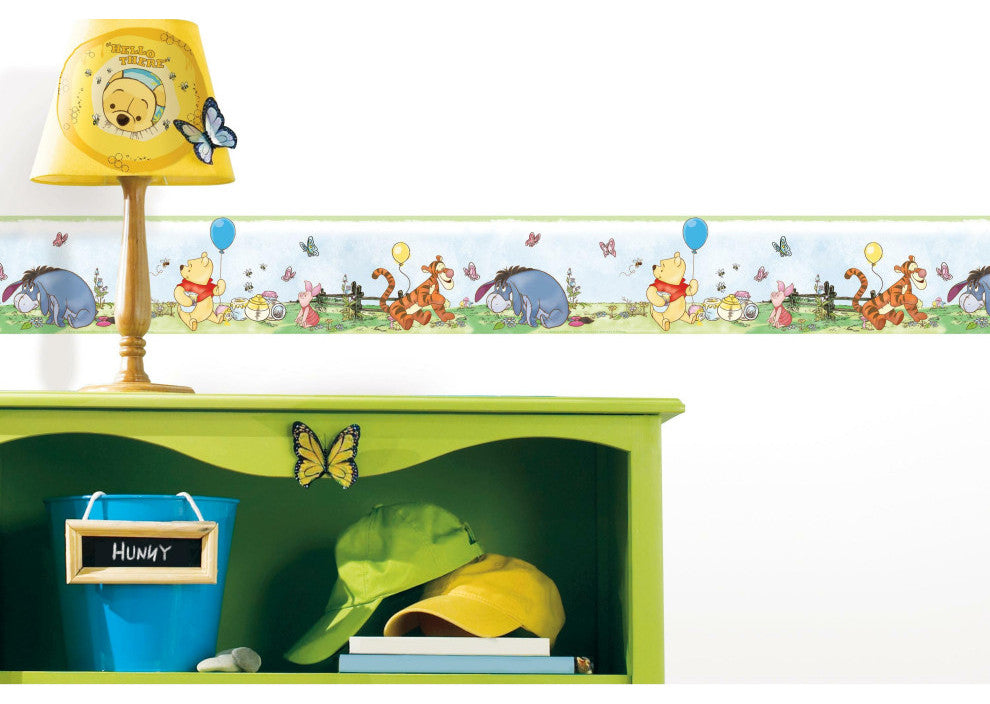 Disney Winnie The Pooh Toddler Peel and Stick Wallpaper Border
