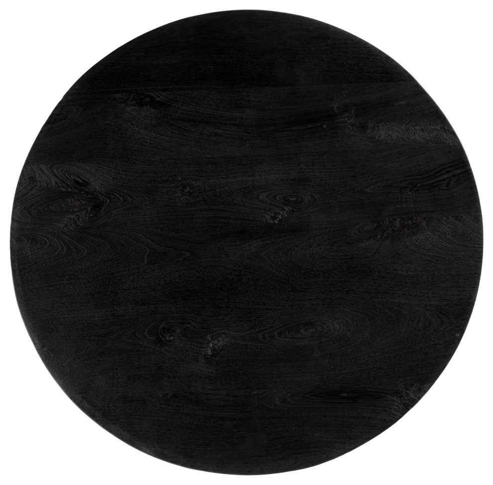 Jenni 30 in. W Round Wood Coffee Table