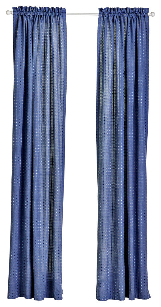 SKL Home Hopscotch Window Panel, 42"x63", Denim