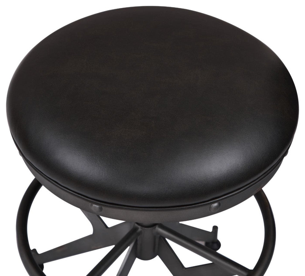 Modus Medici Desk Stool in Charcoal Brown