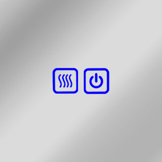 Luminosity Back Lit Rectangular Touchscreen Led Mirror, 32" Height