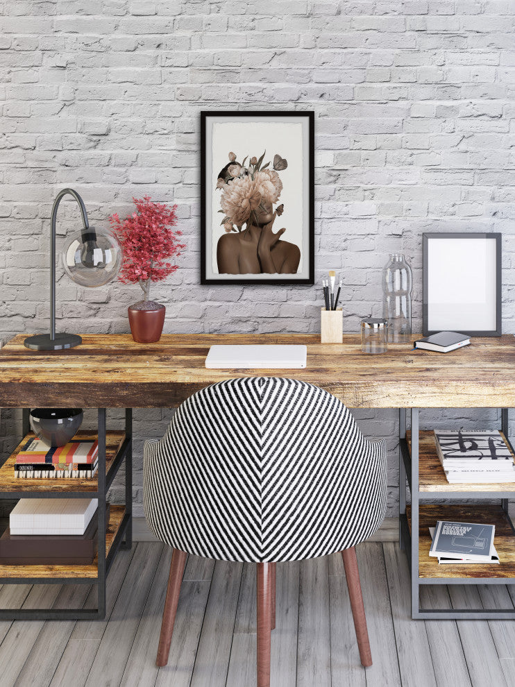 "Hidden Desire" Framed Painting Print, 30x45