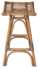 Imari Rattan Counter Stool, Canary Brown Black Washed