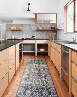 Teagan Area Rug by Loloi II, Denim/Pebble, 2'8"x10'6"