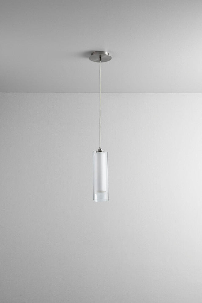 Gratis Pendant Light in Satin Nickel