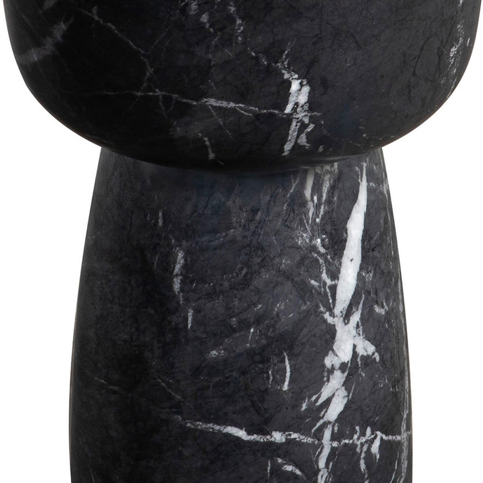Bristol Side Table, Marble Finish