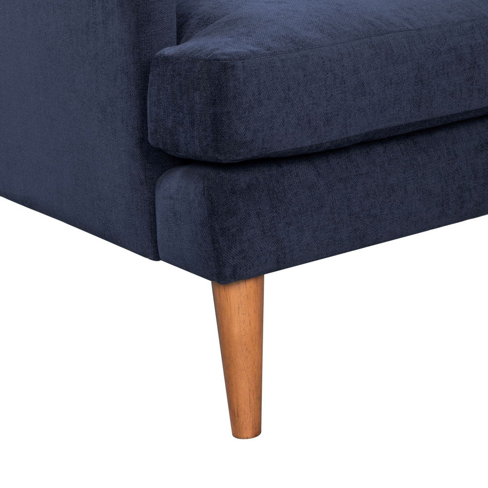 Daniel Club Chair - Navy Chenille