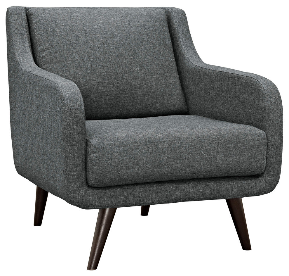 Modway Verve Upholstered Armchair, Gray