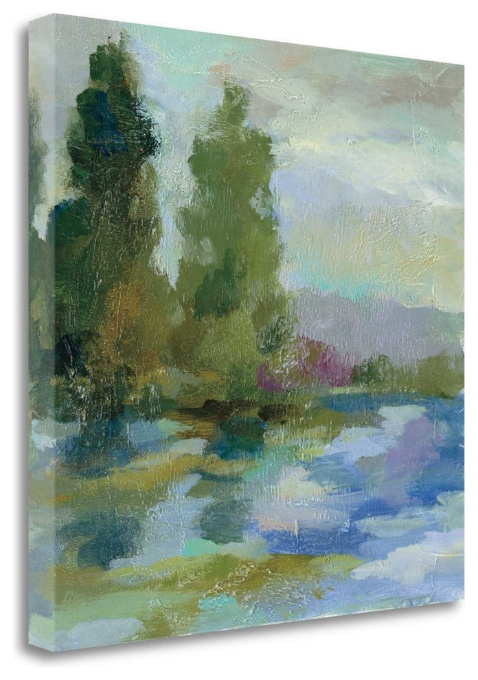 "Sunrise At The Lake I" By Silvia Vassileva, Giclee Print on Gallery Wrap Canvas
