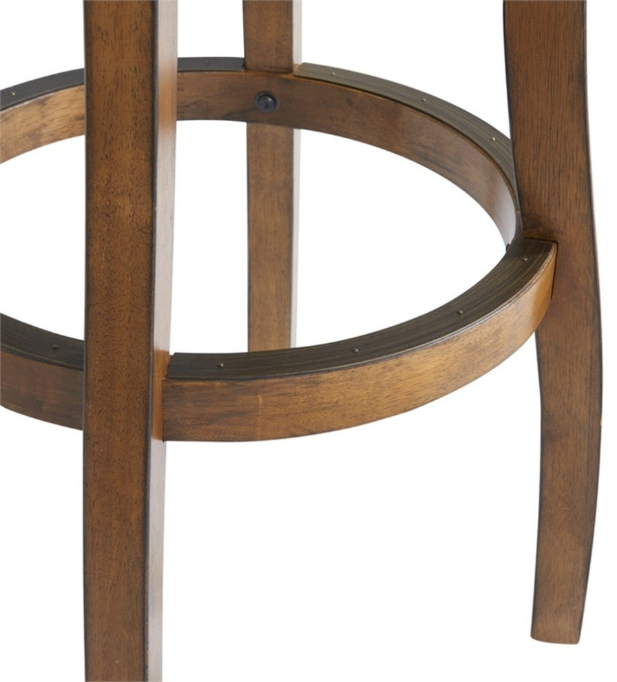 Ellie Bar Stool, Set of 2, Brown, Bar Height