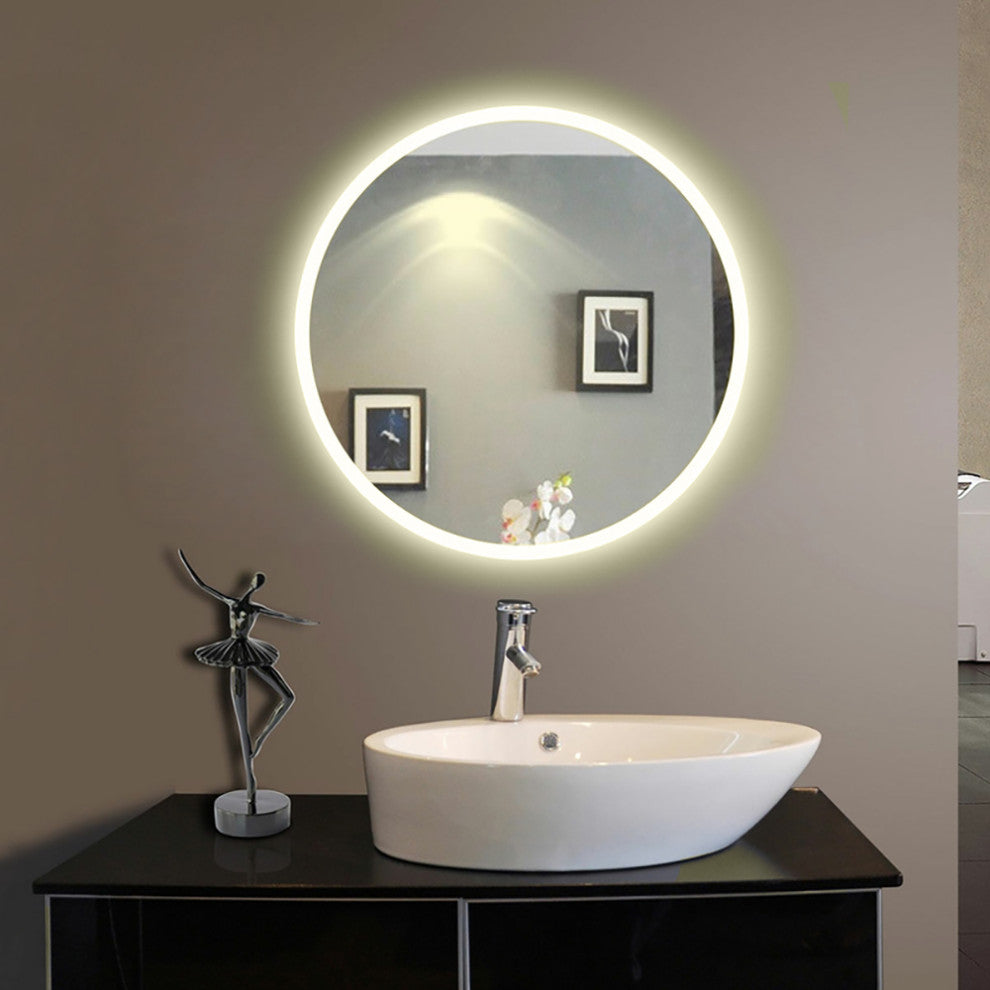 Orbit Round LED Mirror, 30"x1.75"
