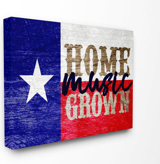 Home Grown Music Texas, 30"x40", Stretched Canvas Wall Art