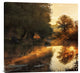 "When Nature Paints With Light" Stretched Canvas Giclee by Jimbi, 30x29"
