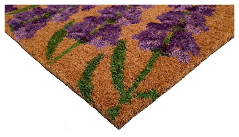 Calloway Mills Lavender Hello Doormat