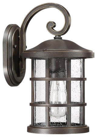 Quoizel CSE8408 Crusade 1 Light 14" Tall Outdoor Lantern Style - Earth Black