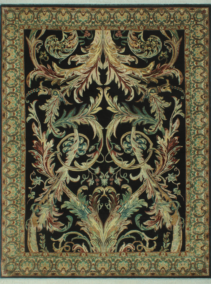 Pak-Persian Edier Black Rug