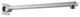 Brushed Nickel 16" Wall Mounted Square Shower Arm