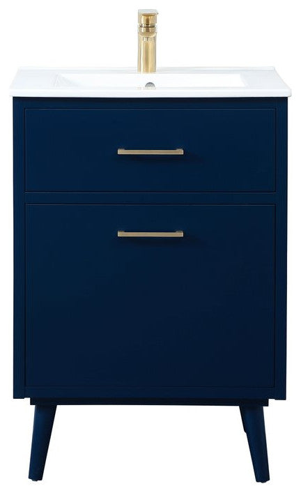 Beatrice 24" Bathroom Vanity, Blue