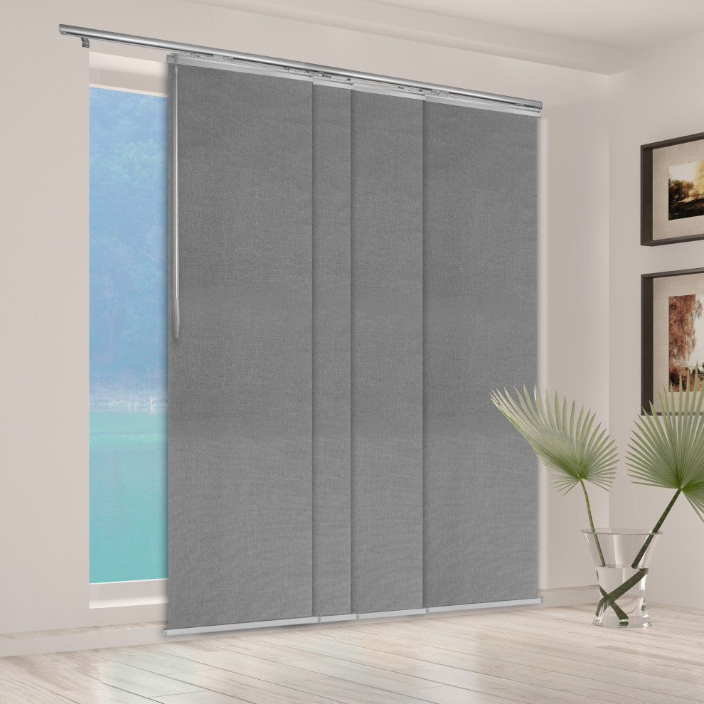 Argentine 4-Panel Track Extendable Vertical Blinds 48-88"W