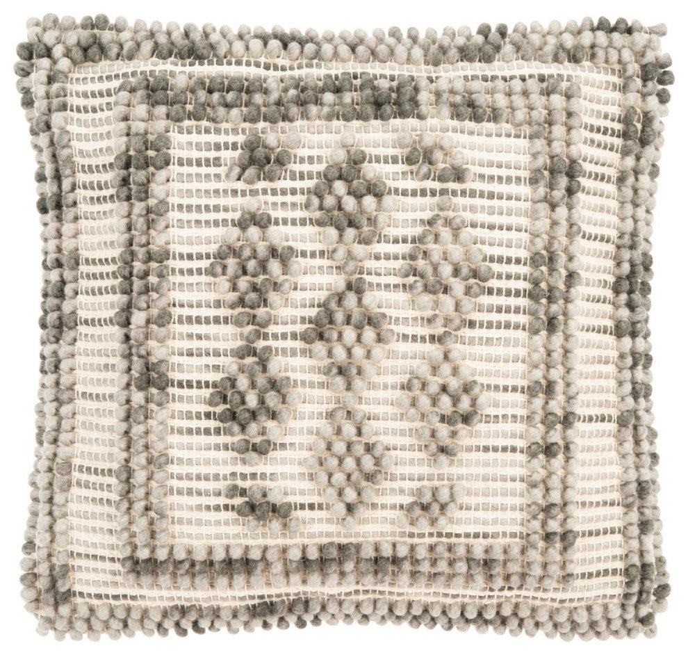Safavieh Darvey Pillow Grey 20" X 20"