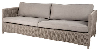 Cane-Line Diamond 3-Seater Sofa, 8503Rotst
