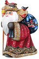 Happy Traveler-Yuletide, Woodcarved Figurine