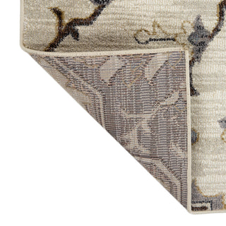 Jordan Eva Area Rug, Ivory, 9'2" x 12'2", Medallion