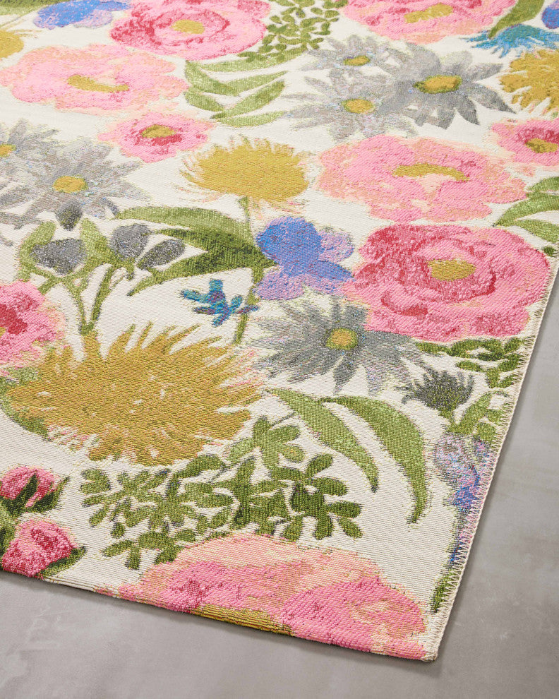 Loloi II Botanical Ivory/Multi 5'3"x7'8" Area Rug