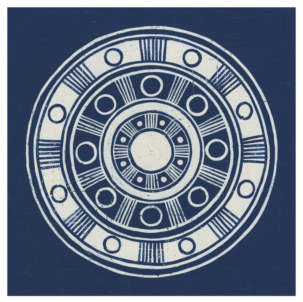 "Seville II Dark Blue FB" Digital Paper Print by Kathrine Lovell, 26"x26"