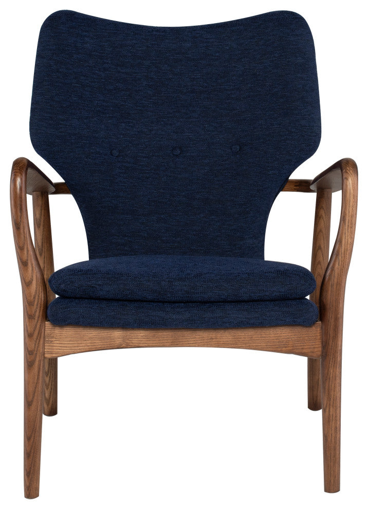 Patrik True Blue Fabric Occasional Chair