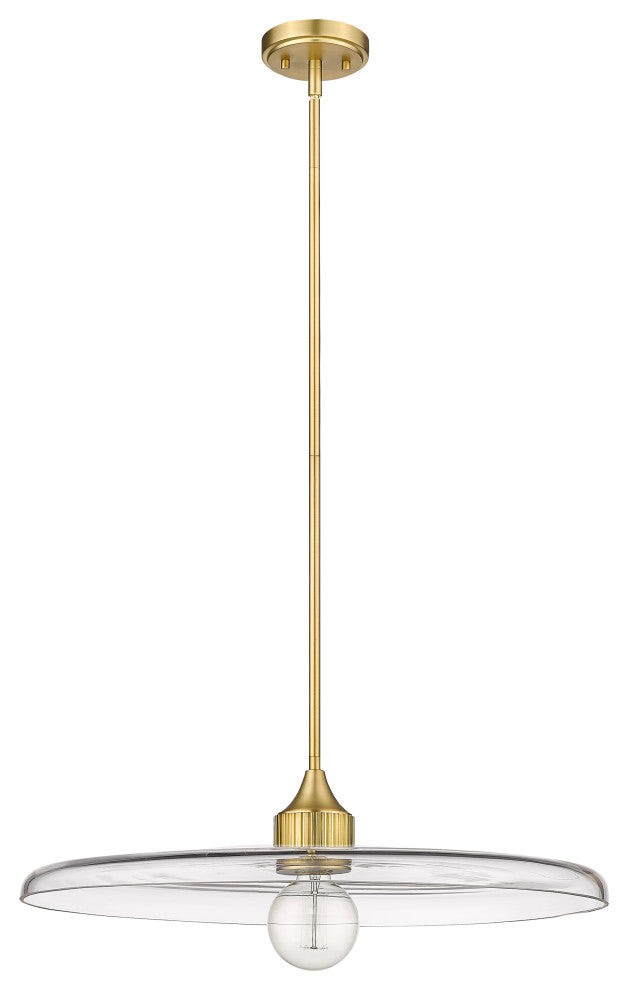 Zlite 821P24-OBR 1-Light Pendant, Clear