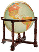 Diplomat, Large Illuminated 32" Globe with Floor Stand