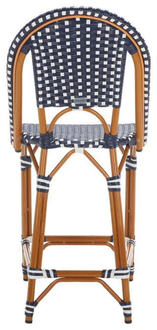 Safavieh California Counter Stool, Navy / White