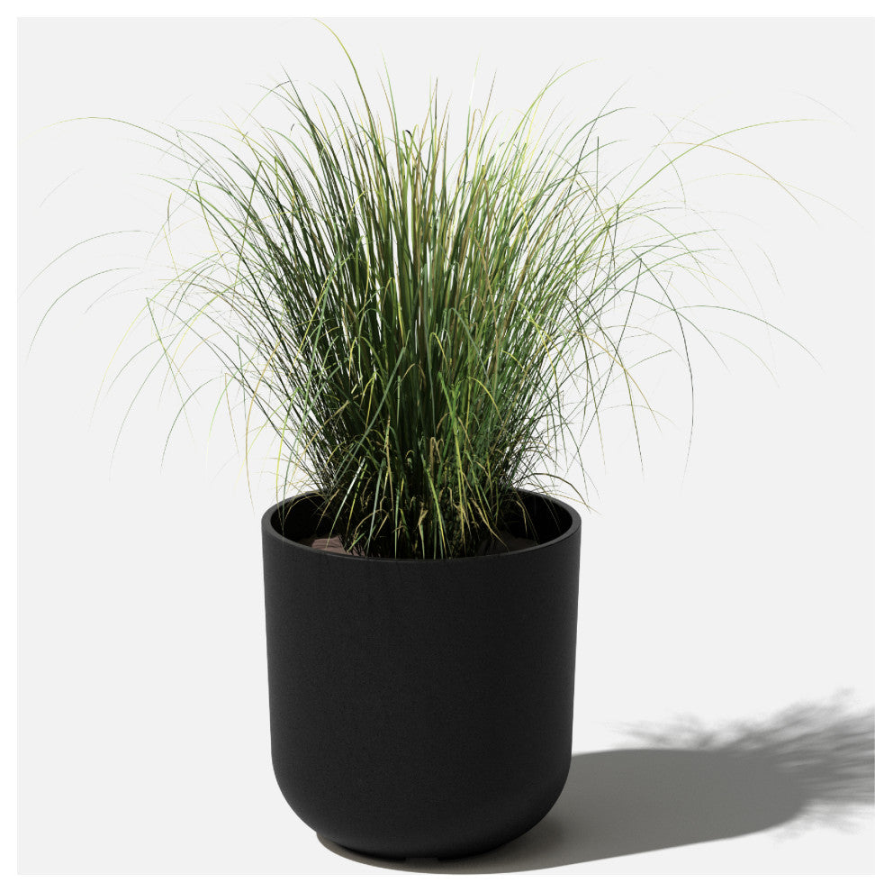 Pure Series Kona Planter, Black, 10 Inches, 1 Pack