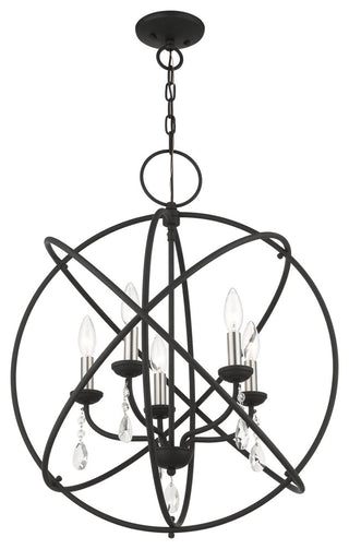 Black Shabby Chic, Dazzling, Transitional, Country Chandelier