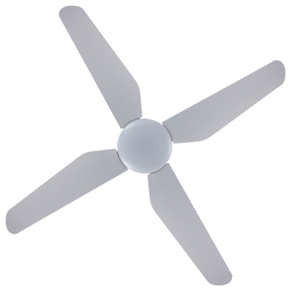 Lucci Air Aria Hugger 52" CTC Light With Remote Ceiling Fan, White