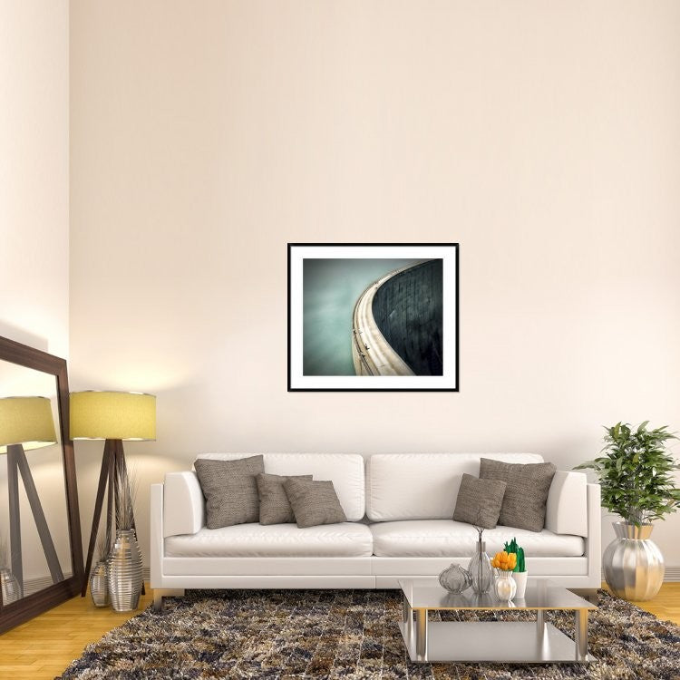"The Dam" Framed Digital Print by Anna Cseresnjes, 44x38"