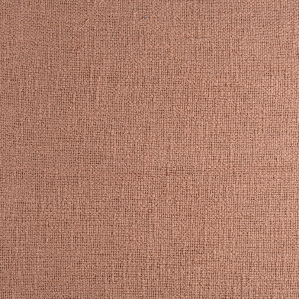 Organic Chic Washed Textured Pillow With Frayed Edges, Chestnut