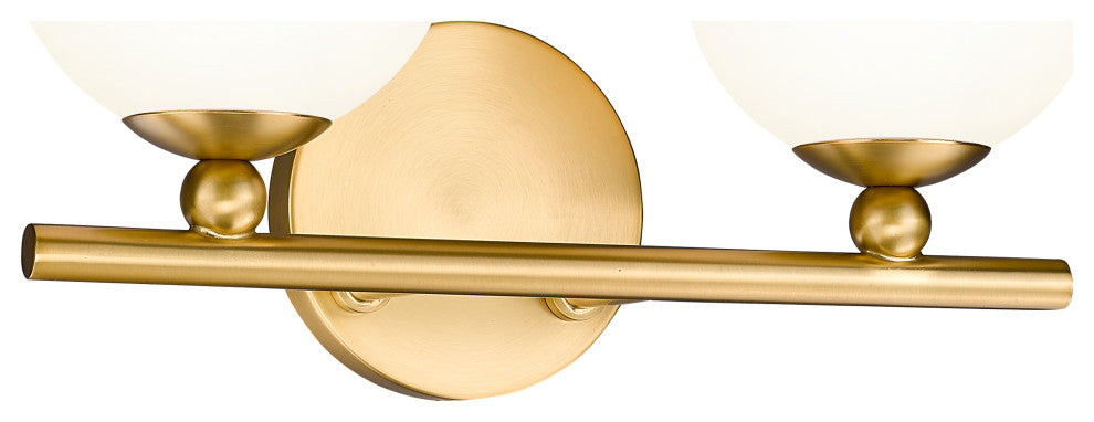 Z-LITE 2-Light Vanity, Modern Gold